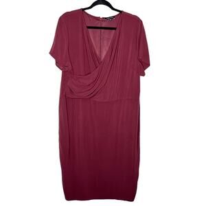 Universal Standard Mary Dress in Burgundy US size M 18/20